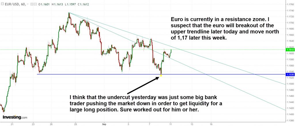 Euro undercut